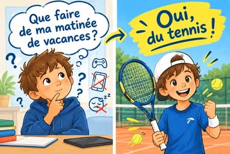 Stage de tennis des vacances de la Toussaint : du 19 au 23 octobre 2026